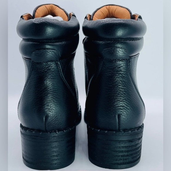 NIB 7.5 Black Gentle Souls Kenneth Cole Brooklyn Lace Up Ankle Boot - Picture 3 of 14